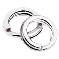 AMYSPORTS Stainless Steel Split Rings Saltwater High Strength Fishing Split Ring Line Connector Fishing Split Rings Freshwater Loop - size: Size14 (151lb) 100 pcs