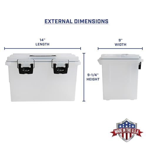 Sheffield 12763 XL Transparent Storage Bins With Lids, 2-Pack Stackable Storage Bins, Made in USA, Lockable and Water-Resistant Containers with Lids, Plastic Containers for Home, Classroom, and Dorm - color: Frost, size: XL 2-Pack