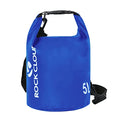 ROCK CLOUD Dry Bag Waterproof 5L Dry Sack for Kayaking Rafting Boating Beach Surfing Swimming Canoe Camping Hiking Fishing Ski - color: Blue, size: 5L