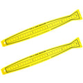 VioraWhite 2 Pcs Fish Measuring Board - 32in/80cm Folding Fishing Ruler Fishing Measurement Ruler Crab Measuring Tool Lightweight Bump Board for Boat Kayak (32" Imperial Scale) - style: 32" Imperial Scale