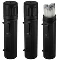 Zonon 2 Pcs Welding Rod Storage Tube 14 Inch Stick Electrode Storage Container Airproof Waterproof Canister (holds 350mm / 13.7in Rods) (Black) - color: Black