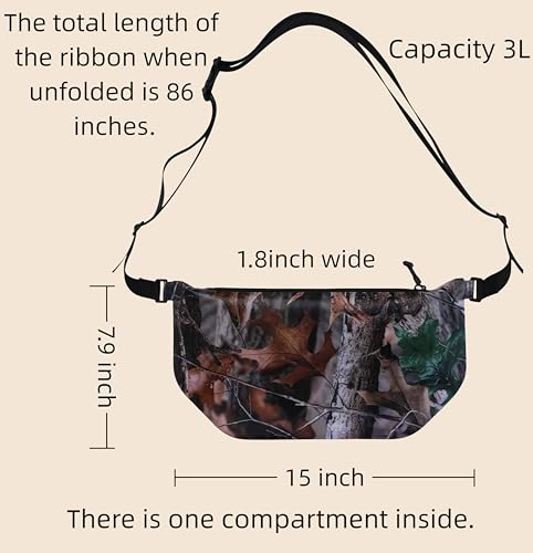Waterproof Fanny Pack, ，IPX8Waterproof Rating, Airtight Zipper Seal，for Fishing Boating Swimming Drifting Paddling