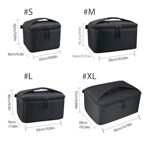 Shockproof Protective Case Internal Divider Fishing Reel Bag Reel Bag Case Splashproof Organizers Storage Storage - size: XL