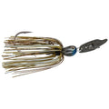 Strike King Thunder Cricket Fishing Lure, Vibrating Swim Jig, Silver Blade, 4/0 Jungle-Style Flipping Hook - color: Blue Craw, size: 1/2 oz