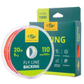 SF Fly Fishing Backing Line Braided Trout Line - color: Orange-100m-New, size: 20LB 100m/108yds