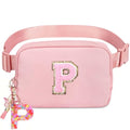 Initia Trendy Belt Bag for Teen Girls - Ages 8-12, Small Waist Bag for Women & Kids - color: Pink, style: P