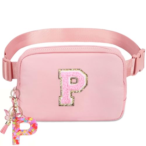 Initia Trendy Belt Bag for Teen Girls - Ages 8-12, Small Waist Bag for Women & Kids - color: Pink, style: P