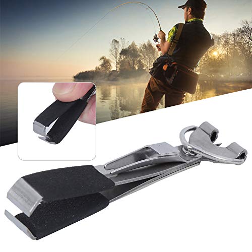 The 2 Pieces 4 in 1 Fly Line Clippers 2Pcs Fly Fishing Quick Knot Tool Fast Nail Knotter Lines Clipper Hook Eye Cleaner with Retractor Fishing Knot Tying Tool Quick Knot Tool Fast Nail Knot