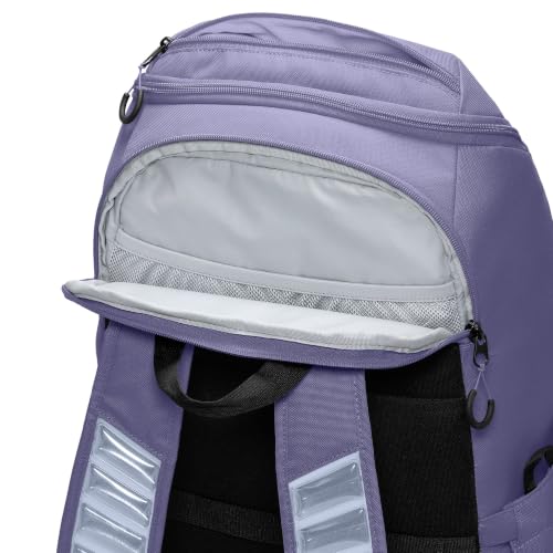 Nike Unisex Varsity Elite Backpack (32L) Dusty Amethyst/Black/Volt One Size - color: Dusty Amethyst/Black/Volt, size: One Size