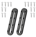 Kayak Track Kayak Low Profile Track,Kayak Rail,Kayak Accessories Mount Track,Kayak Gear Track for Fishing Rod Holder,Kayak Rail Track for Paddle Holders Fish Finder,Cup Holder,Anchor Cleats - size: 7inch2pcs