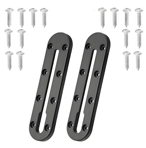 Kayak Track Kayak Low Profile Track,Kayak Rail,Kayak Accessories Mount Track,Kayak Gear Track for Fishing Rod Holder,Kayak Rail Track for Paddle Holders Fish Finder,Cup Holder,Anchor Cleats - size: 7inch2pcs
