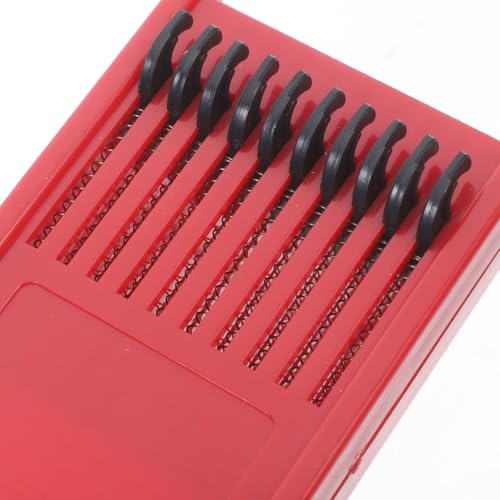 HANABASS Fishing Line Holder and Hook Organizer with Spring-Loaded Leader Holder Compact Lightweight Plastic Design for Secure Fishing Line Storage 8.07X2.36X0.59In