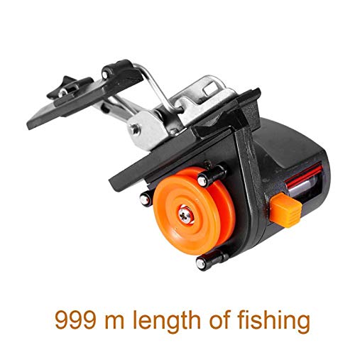 Fishing Line Counter, Fishing Line Depth Finder Line Counter Clip On Winder Spooler Portable Length Gauge Tackle Tool with Easy Read Display for Spooling Trolling Jigging Outdoor Enthusiasts 0 999M | Portable Clip-On Design, Easy Read Display, For Trollin