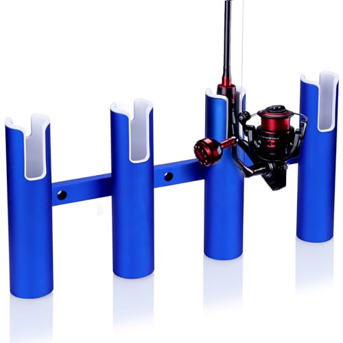 Fishing Rod Holder Aluminum, 3/4 Link Tube， Aluminum3/ 4 Rod Rack, Suit Boats & Yacht