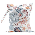 Starfish Wet Dry Bags for Diaper Waterproof Swimsuit Washable Reusable Bag for Beach Diapers Dirty Yoga Gym Clothes Plant Gifts for Men Women Baby Friend - color: Fish2