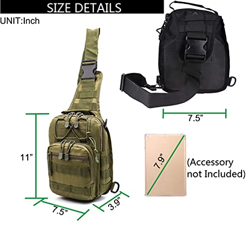 Tactical Backpack Outdoor Shoulder Bag Satchel Sling Chest Packs Daypacks