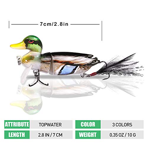 TRUSCEND Swimmax Easy Catch Fishing Lures with BKK Hooks, Wiggling, Vibrating, Rattling and Gurgling for More Bites, Heavy-Duty Dyneema Fiber Jointed Swimbaits for Bass, Trout, Crappie, Walleye, Pike - color: Z-2.8"-0.35oz