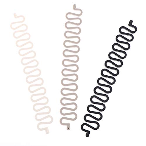 AKOAK 3 Pcs (Black, Gray, White) Hair Accessories - Fish Bone Braid Centipede, Twist Tool for DIY Hairstyles and French Braids