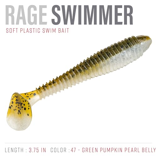 Strike King Strike King Rage - color: Green Pumpkin Pearl Belly