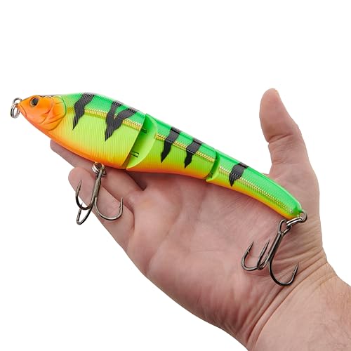 Berkley Magic Swimmer Fishing Hard Bait - color: Fire Tiger Gold, size: 7 1/2in - 3 3/8 oz