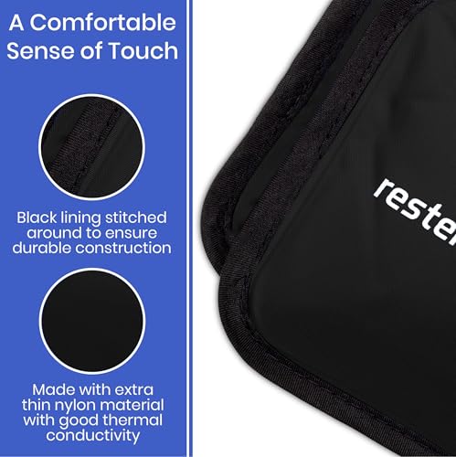 2 Pack Large Ice Packs for Injuries | 11" x 14.5" | Hot & Cold Pack | Reusable Gel Pack, Durable Construction, & Flexible When Frozen (Black, 11x14.5 Inch (Pack of 2)) - color: Black, size: 11x14.5 Inch (Pack of 2)