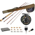 Aventik Extreme Fly Fishing Combo Kit 0/1/2/3/4/5/6 Weight Starter Fly Fishing Rod and Reel Kit Outfit with One Travel Case - style: 9'0'' Lw7/8 Fly Rod Kit