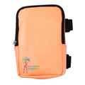 Glossy Thigh Bag | Leg Harness for Women | Outdoor Leg Pouch | Carnival Hiking Travel Fanny Pack with Adjustable Straps | Peach - color: Peach