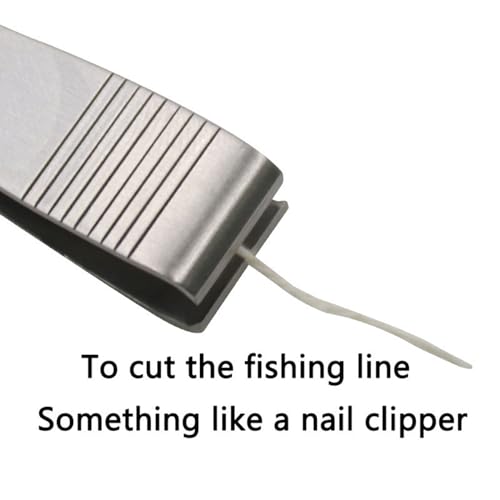 2pcs Fishing Line Cutter Nipper with Hook Eye Cleaner Pin Fishing Line Cutting Tool Stainless Steel Fishing Line scissor, 51*11.5mm, As Pic Shows