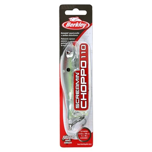 Berkley Screamin' Choppo - color: Ghost Sexy Shad, size: 4.3 in - 1 oz
