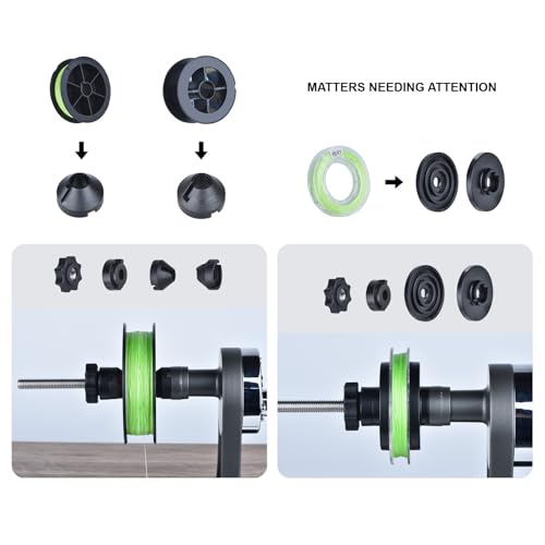 Fishing Line Spooler Winder Machine Reel Spooler Fishing Line Winder Spooler Machine Spooling Station System Fishing Reel Winder Spinning Cast Spincast Trolling Reel