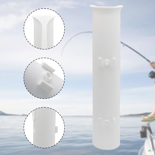 Litoexpe Fishing Rod Holder Bracket Wall Mounted - size: White