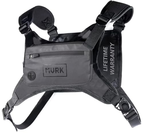 MVRK Water Resistant Running Vest Chest Pack, Phone Holder for Running, Lightweight Training Pack with Reflective Detail - color: Reflective