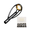 50PCS Fishing Rod/Pole Replacement Stainless Steel Tip Tops Repair Kits for Surf,Spinning, Casting - color: C-BMGT-49PCS