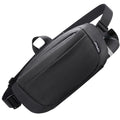 TOPEAST Waist Pack 4L Large Capacity Fanny Pack with Hidden Water Bottle Pocket, Water Resistant Crossbody Sling Bag for Men Women, Adjustable Belt Bag for Hiking Running Travel Cycling - color: BLACK
