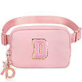 Initia Belt Bag - Waist Pack, Trendy Fanny Pack for Girls & Teen Women, Ages 8-12, Birthday Gifts - color: Pink, style: D