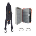 Aventik Large Capacity Waterproof Fly Fishing Box 4-Layer Foam Tackle Fishing Box for Freshwater Saltwater Streamer Storage(H039B+Lanyard) - style: H039B--NEW