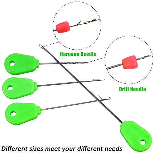 Carp Fishing Bait Rig Tool Kit Baiting Rigging Needle Swinger Driller Fishing Scissors Boilie Stops Stopper Carp Fishing Tackle Kit