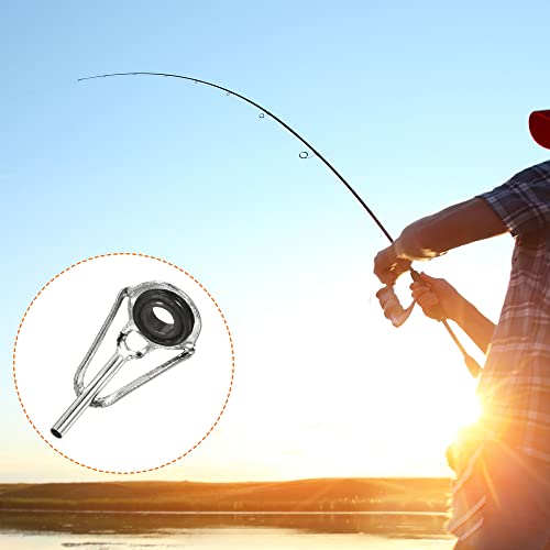 PATIKIL Dia Fishing Rod Tips Repair Kit, Iron Ring Guide for Saltwater Freshwater Fishing
