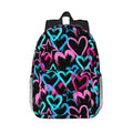 Colorful Love Heart Cool Backpack For Teenage Girls And Boys Cute Kids Backpacks Children School Bag - color: Colorful Love Heart Cool