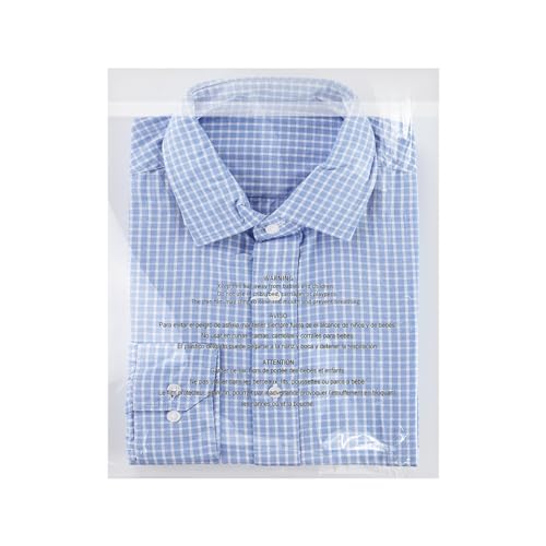 iMailer - 500 Count - 11" x 14" Clear Plastic Poly Bags with Suffocation Warning for Prints, Photos, Documents, Clothing, T-Shirt - Resealable Adhesive,Not Strong - size: 11" x 14", style: Resealable Glue