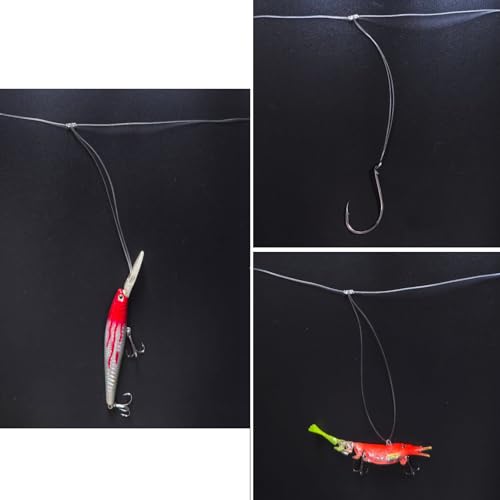 MASTERPRO Pre-Tied Dropper Loop Rigs, Fishing Line Spool 10LB 15LB 20LB 30LB 40LB 50LB 60LB 80LB 100LB, Suitable for Saltwater Freshwater Fishing - size: big bobbin-30LB