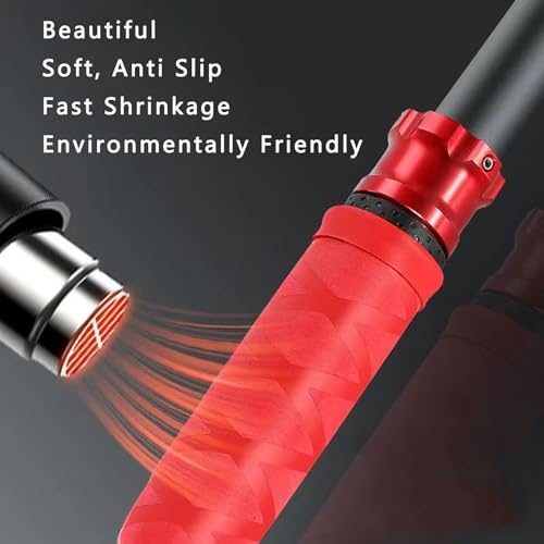 X-Tube Heat Shrink Sleeve Wrap Tubing for Fishing Bulding Handle Cork Rod Grip with Non Slip Waterproof and Insulation, 64 Inch Lengths, Diameter 45 mm, Black