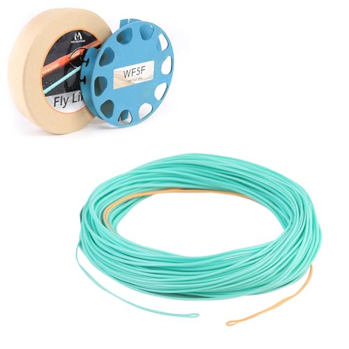 Maxcatch Euro Nymph Fly Fishing Line, Weight Forward Floating, WF2-6F, Double Welded Loops - size: WF3F-90FT