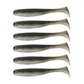 6th Sense – Divine Swimbait Soft Paddle Tail Swimbait Bass Fishing Lure, Made in USA - color: Electric Minnow, size: 3.8in (6/pk)