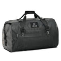 IRON JIA'S Motorcycle Dry Bag - Waterproof Duffle & Luggage Tail Bag Saddle Bags with Roll Top Closure, Shoulder Straps, Inner Pocket and Mesh Pocket (Carbon Fiber, 50L) - color: Carbon Fiber, size: 50L
