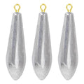 AMYSPORTS Drop Shot Fishing Weights Kit Lead Freshwater Fishing Sinkers Bass Casting Removable Fishing Weights Saltwater Streamlined - size: Size00 (1/2oz.) 15 pcs