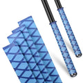 Fishing Rod Handle Grip Pole Wrap X-Tube Heat Shrink Tubing Non-Slip Insulated Abrasion Sleeve-Length:39" Diameter:45/64" (Blue) - color: Blue, size: Diamter:18mm"(45/64 inch)