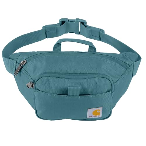Carhartt Classic Adjustable Sling Bag, Durable, 600-Denier Water Resistant Hip Pack - color: Essential Waist Pack (Harbor Teal)