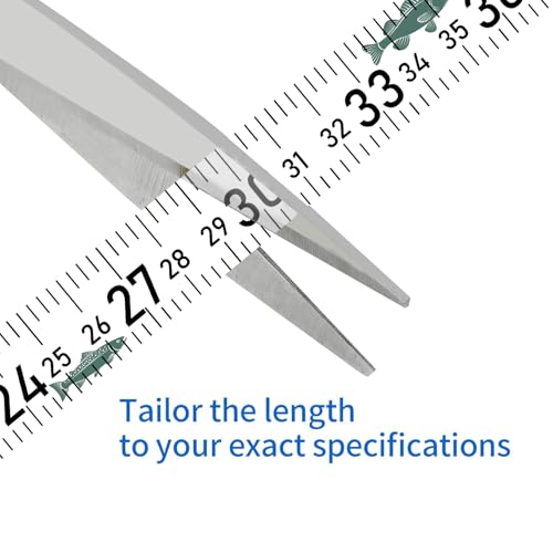 Fishing Ruler for Boat 58" Self-Adhesive Fish Measuring Decals (3 Pack) Waterproof Self Adhesive Measuring Ruler Tape (Blue) - color: Blue