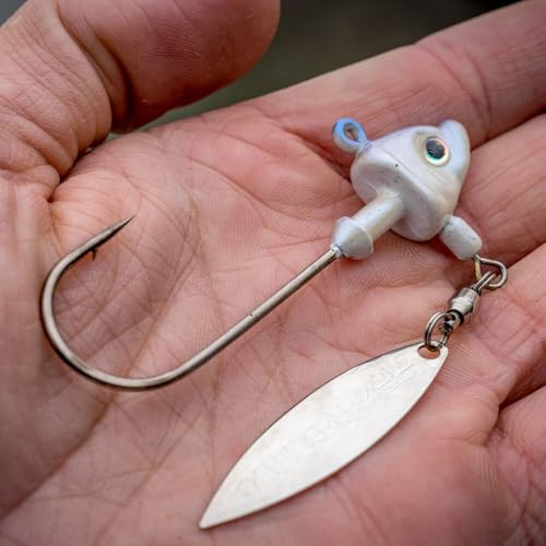 Strike King (TGSPH38-583) Tour Grade Spin Head Fishing Lure, 583 - Blue Gizzard Shad, 3/8 oz, Free Turning Lade